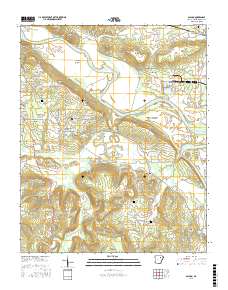 Salado 2017 topographic map thumbnail