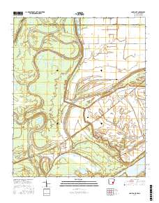 Snow Lake 2017 topographic map thumbnail