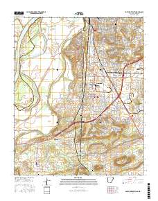South Fort Smith 2017 topographic map thumbnail