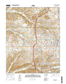 Springdale 2017 topographic map thumbnail