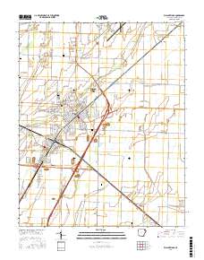 Walnut Ridge 2017 topographic map thumbnail