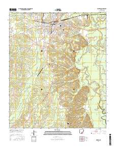 Warren 2017 topographic map thumbnail