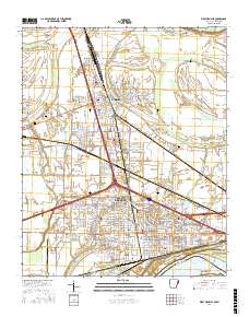 West Memphis 2017 topographic map thumbnail