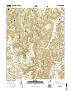 Witts Springs 2017 topographic map thumbnail