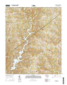 Antreville 2017 topographic map thumbnail