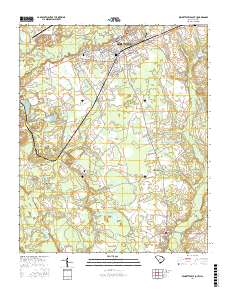 Bennettsville South 2017 topographic map thumbnail
