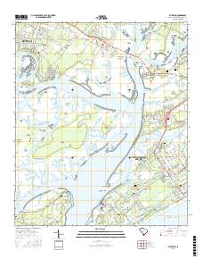 Bluffton 2017 topographic map thumbnail