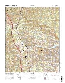 Blythewood 2017 topographic map thumbnail