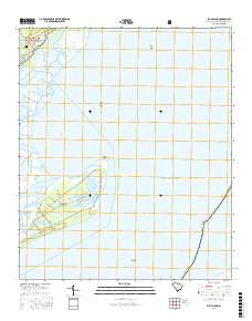 Bull Island 2017 topographic map thumbnail