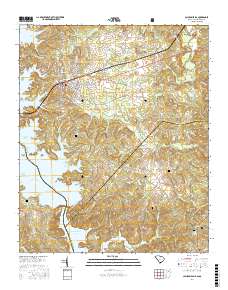 Calhoun Falls 2017 topographic map thumbnail