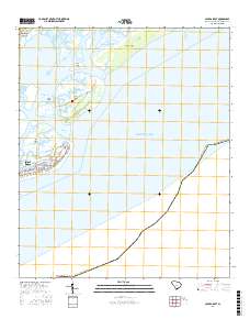 Capers Inlet 2017 topographic map thumbnail