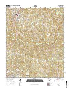 Clover 2017 topographic map thumbnail