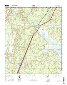 Coosawhatchie 2017 topographic map thumbnail