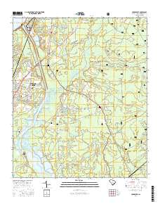 Cordesville 2017 topographic map thumbnail