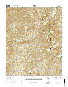 Dacusville 2017 topographic map thumbnail