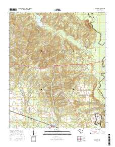 Eastover 2017 topographic map thumbnail