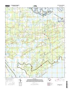 Edisto Island 2017 topographic map thumbnail