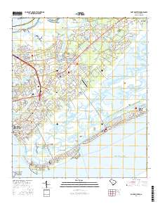 Fort Moultrie 2017 topographic map thumbnail
