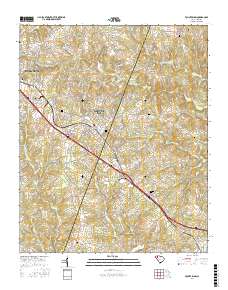 Fountain Inn 2017 topographic map thumbnail