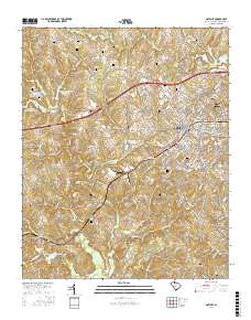 Gaffney 2017 topographic map thumbnail