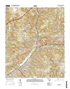 Graniteville 2017 topographic map thumbnail