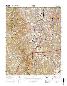 Greenville 2017 topographic map thumbnail
