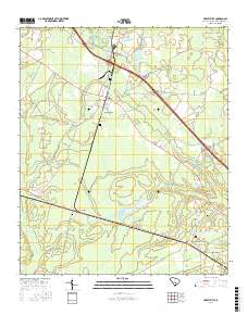 Harleyville 2017 topographic map thumbnail