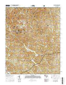 Holly Springs 2017 topographic map thumbnail