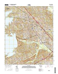 Irmo 2017 topographic map thumbnail