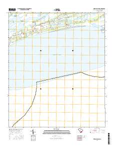 Kiawah Island 2017 topographic map thumbnail