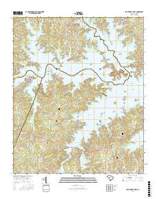 Lake Murray West 2017 topographic map thumbnail