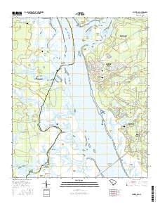 Laurel Bay 2017 topographic map thumbnail