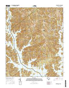 Lowndesville 2017 topographic map thumbnail