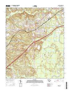 Lugoff 2017 topographic map thumbnail