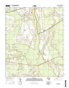 Mayesville 2017 topographic map thumbnail