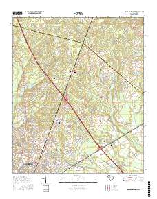 Orangeburg North 2017 topographic map thumbnail
