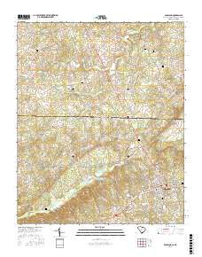 Pageland 2017 topographic map thumbnail