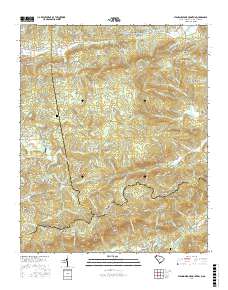 Standingstone Mountain 2017 topographic map thumbnail