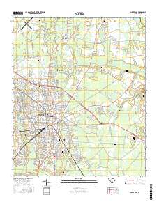 Sumter East 2017 topographic map thumbnail