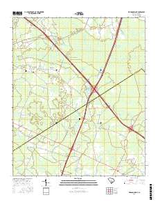 Wadboo Swamp 2017 topographic map thumbnail