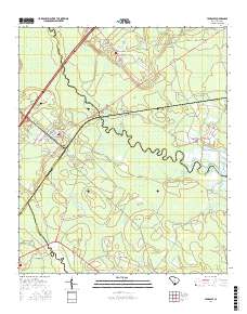 Yemassee 2017 topographic map thumbnail