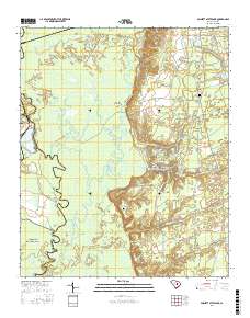 Poinsett State Park 2017 topographic map thumbnail
