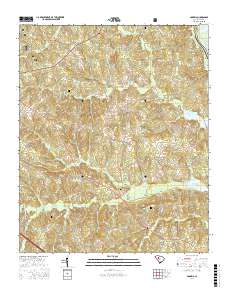 Pomaria 2017 topographic map thumbnail