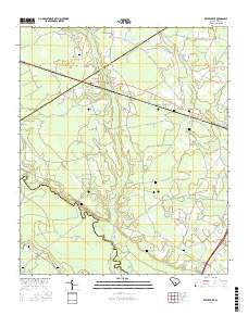 Reevesville 2017 topographic map thumbnail