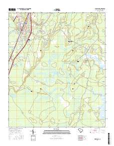 Ridgeland 2017 topographic map thumbnail