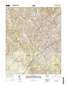 Rock Hill West 2017 topographic map thumbnail