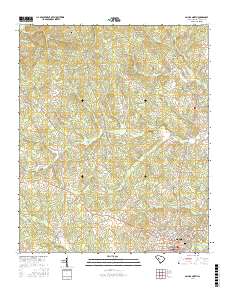 Saluda North 2017 topographic map thumbnail