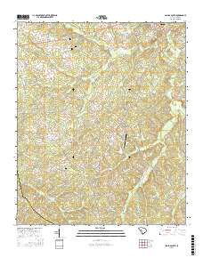 Saluda South 2017 topographic map thumbnail
