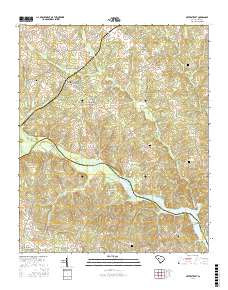 Silverstreet 2017 topographic map thumbnail