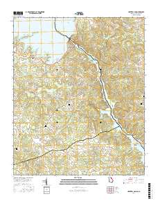 Hartwell Dam 2017 topographic map thumbnail